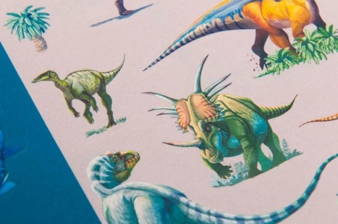Dinozaury naklejki Londji